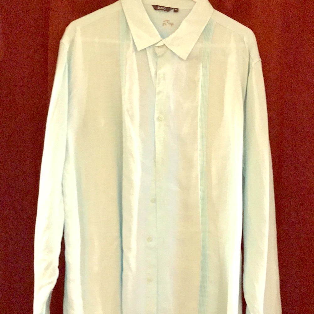 BOHIO linen men’s button down! NEVER WORN!!!!